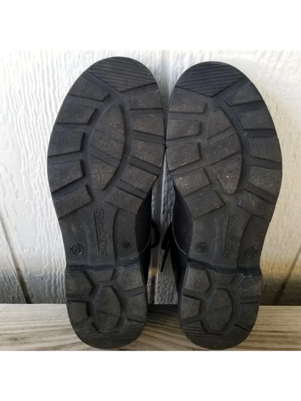 Blundstone Originals Womens Rustic Black Lace Up US Women 9 US Men 7 1931 FLAW